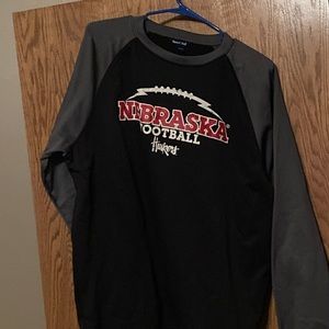 Nebraska football long sleeve shirt.  Like brand new